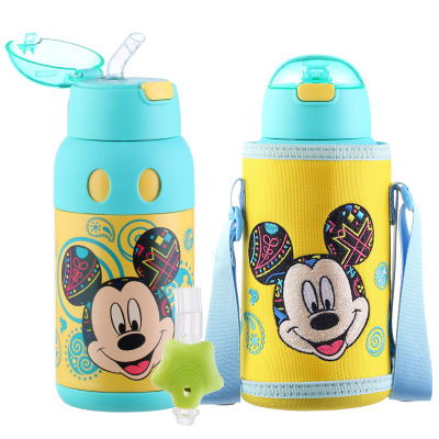 迪士尼不銹鋼保溫杯吸管杯 創(chuàng)意禮品套裝，兒童戶外好伙伴